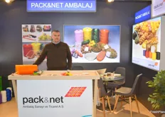 Mert Izgi of Turkish packers Pack&Net. They make packaging and netting for products like citrus, onions and nuts, among other produce.